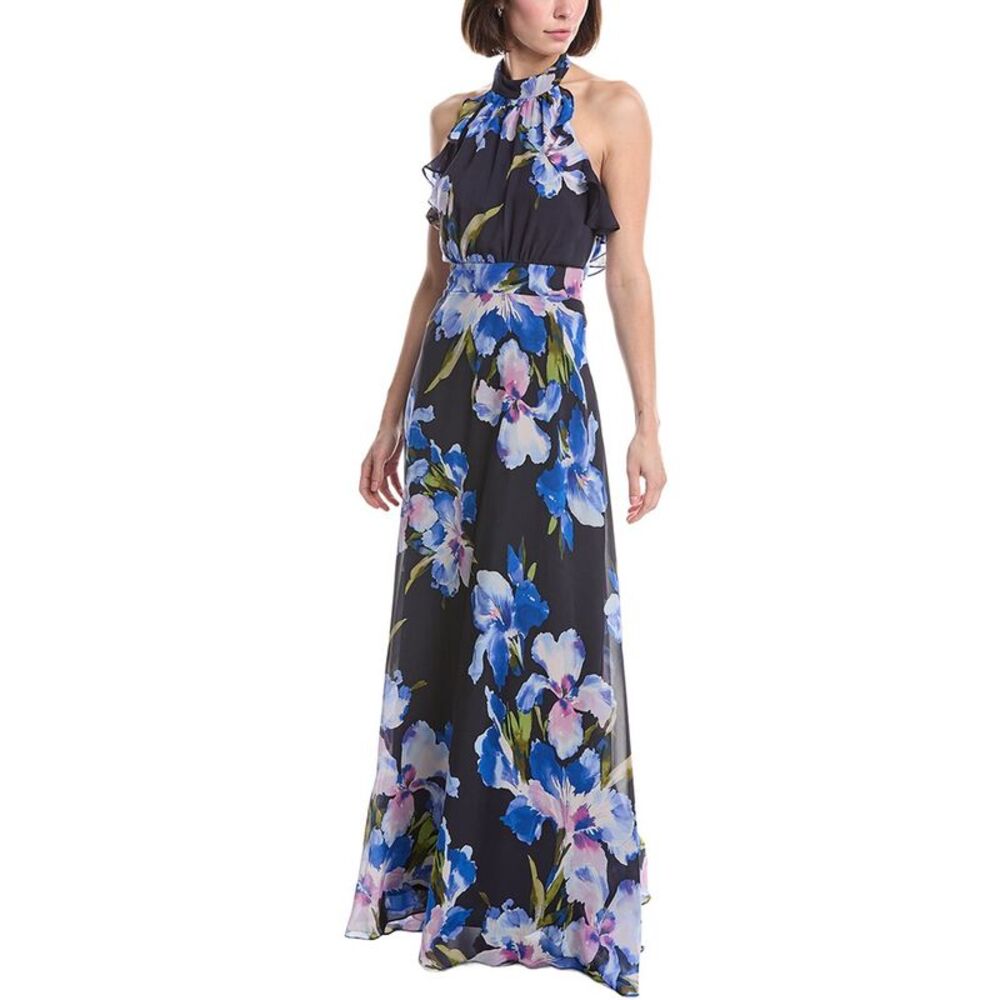 Eliza J Womens  Sleeveless Printed Maxi Dress